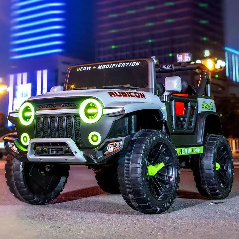 12V Rechargeable Battery Electric Four Wheel Drive Ride Cars Assembled Children's Off-Road Road Toy Ride on Cars Remote Kids