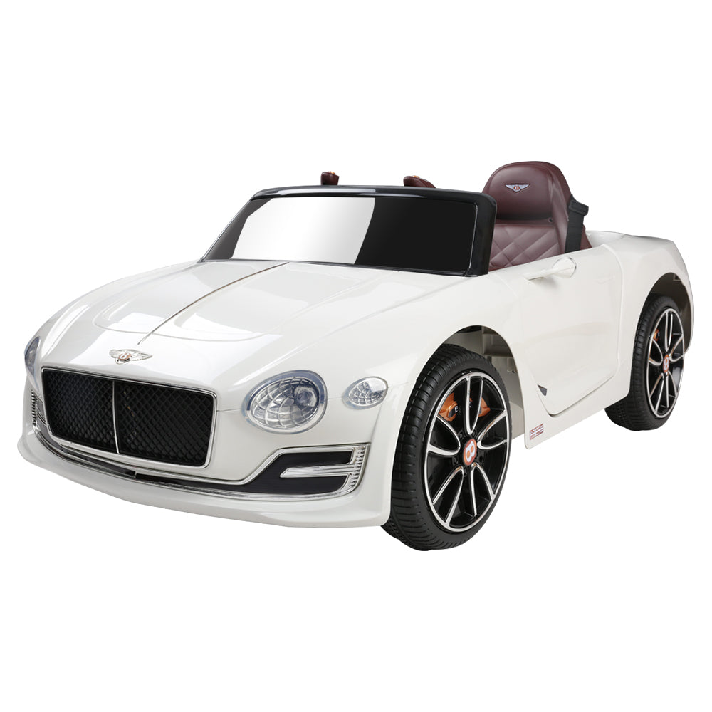 Bentley Car Licensed Electric Toys 12V Battery Remote Cars White