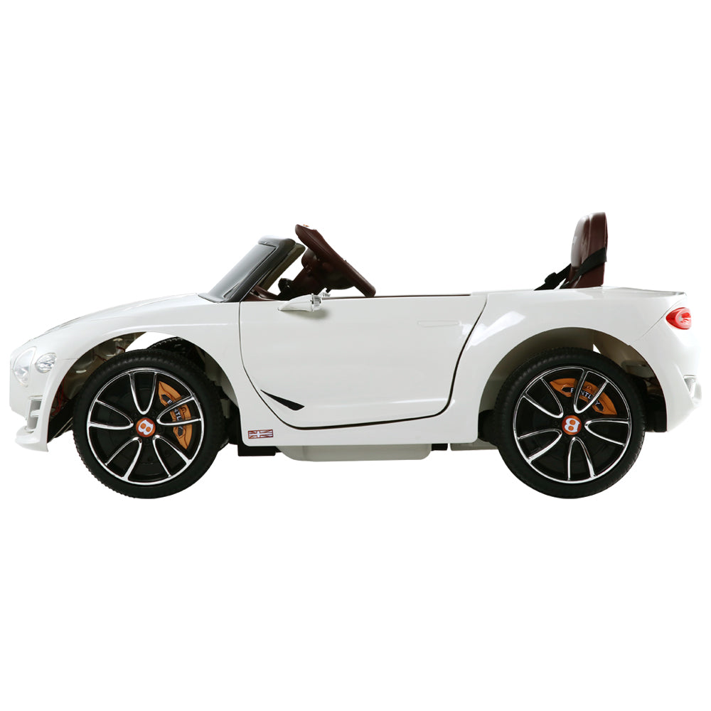 Bentley Car Licensed Electric Toys 12V Battery Remote Cars White