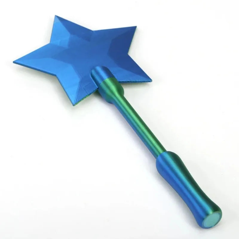 3D Printed Star Wand Holder Portable Credit Card Stand Magics Wand Design For Daily Desktop Organization And Use