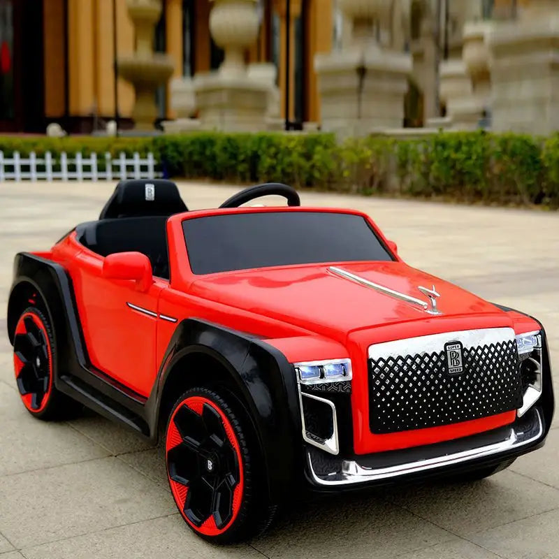 With Remote Control High-Grade Children's Electric Toy Car for Boys and Girls Can Ride On Four-Wheel Drive Rechargable Car