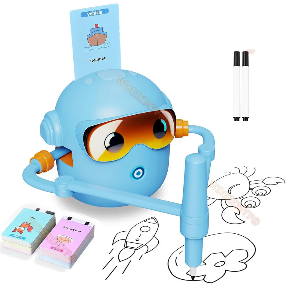 2026 new Educational Drawing Robot For Kids Interactive Learning For Early Childhood Enlightenment Christmas Gift