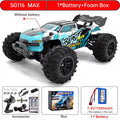 4WD Remote Control Car Off Road 4x4 RC High Speed 1:16 Truck Super Brushless 50 or 80KM/H Fast Drift Racing Toy Kids Adults