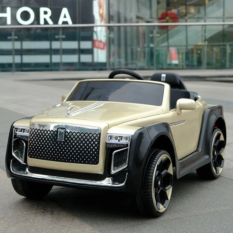 With Remote Control High-Grade Children's Electric Toy Car for Boys and Girls Can Ride On Four-Wheel Drive Rechargable Car