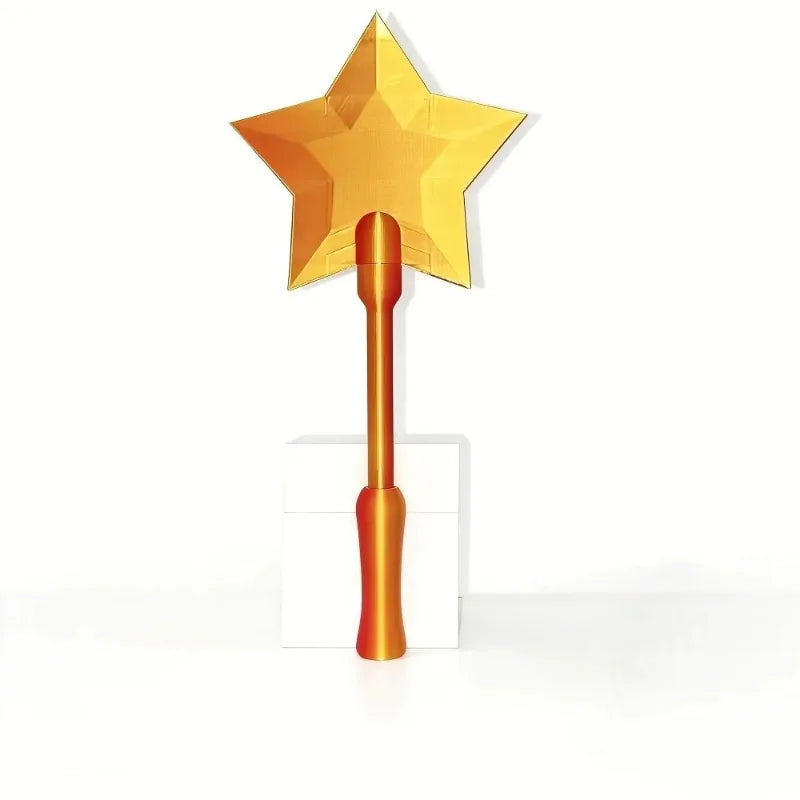 3D Printed Star Wand Holder Portable Credit Card Stand Magics Wand Design For Daily Desktop Organization And Use
