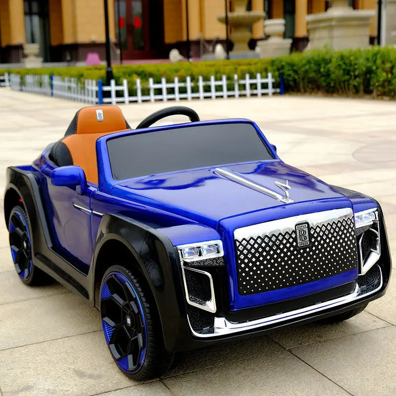 With Remote Control High-Grade Children's Electric Toy Car for Boys and Girls Can Ride On Four-Wheel Drive Rechargable Car