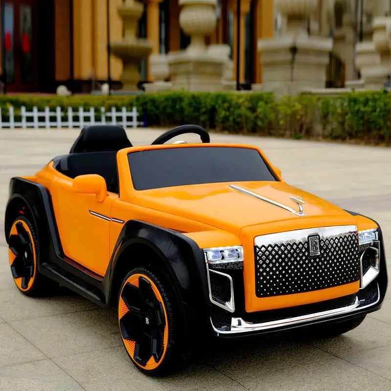 With Remote Control High-Grade Children's Electric Toy Car for Boys and Girls Can Ride On Four-Wheel Drive Rechargable Car