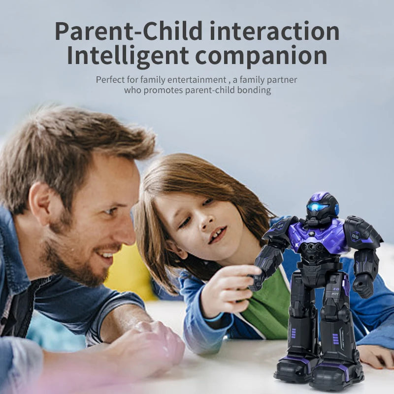 Rc Robot Intelligent Samrt Infrared Sensor Emo Robo Dance 2.4G Programming Remote Control Robot Toys for Kids Boys Girls Gift