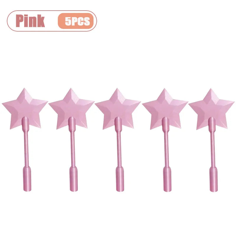 3D Printed Magic Wand Credit Card Holder with Tap Payment Portable Lightweight Funny Star Wand Style Card Stand Novelty Gift