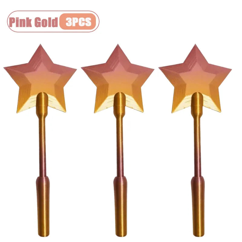 3D Printed Magic Wand Credit Card Holder with Tap Payment Portable Lightweight Funny Star Wand Style Card Stand Novelty Gift
