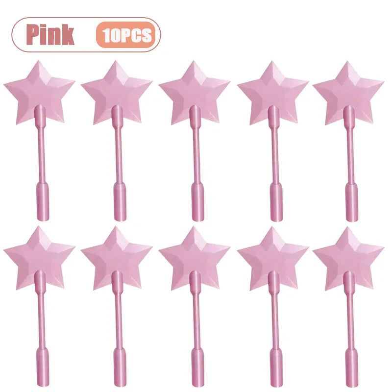 3D Printed Magic Wand Credit Card Holder with Tap Payment Portable Lightweight Funny Star Wand Style Card Stand Novelty Gift