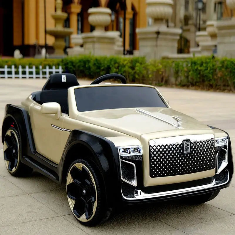 With Remote Control High-Grade Children's Electric Toy Car for Boys and Girls Can Ride On Four-Wheel Drive Rechargable Car