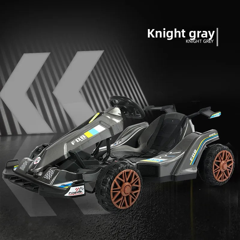 Remote Control Kids Electric Go Kart,Smooth Driving Racing Car,Children Outdoor Entertainment Vehicle,Safe Play Sport Equipment