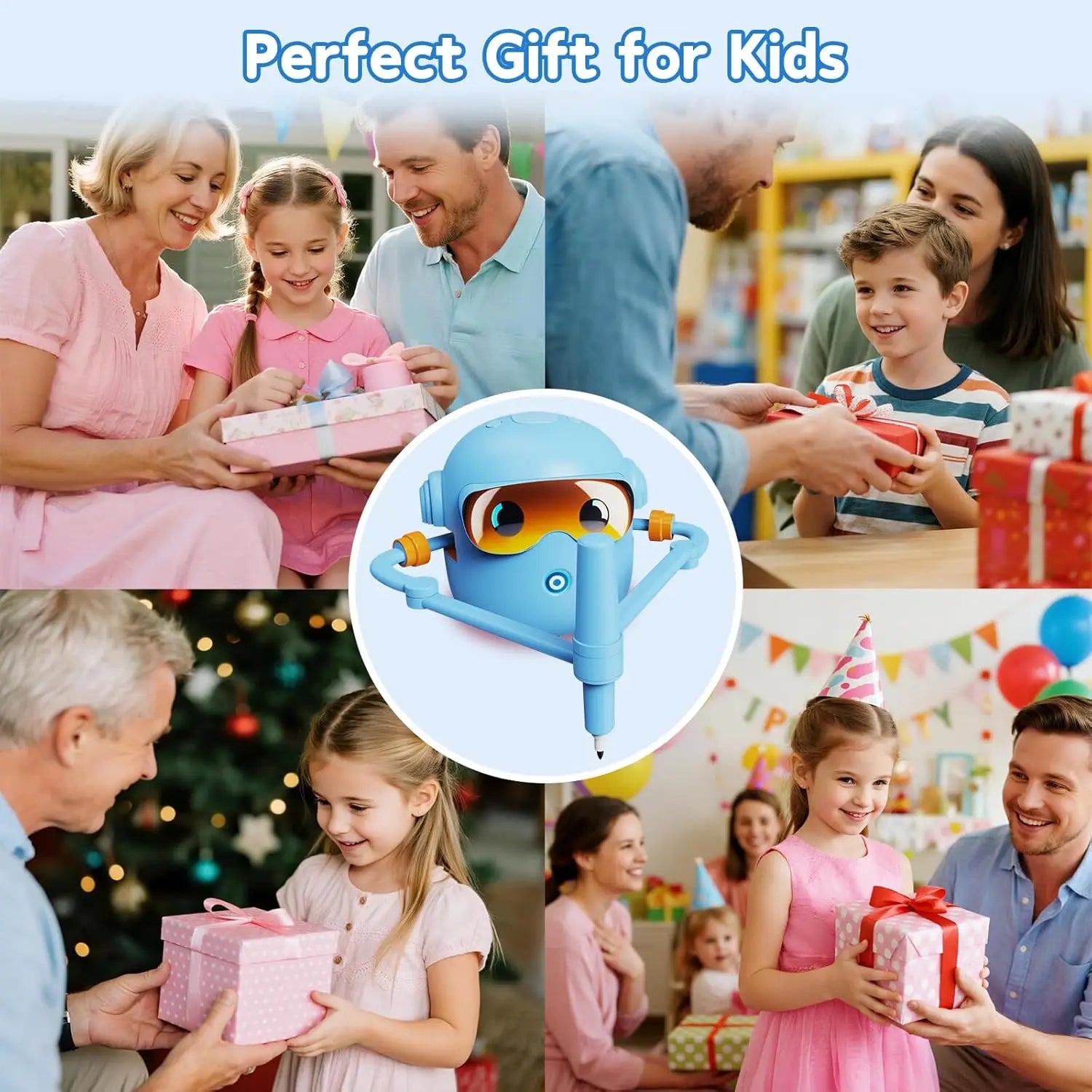 2026 new Educational Drawing Robot For Kids Interactive Learning For Early Childhood Enlightenment Christmas Gift