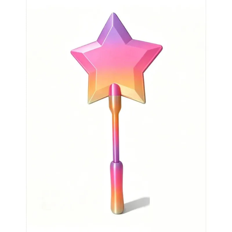 3D Printed Star Wand Holder Portable Credit Card Stand Magics Wand Design For Daily Desktop Organization And Use