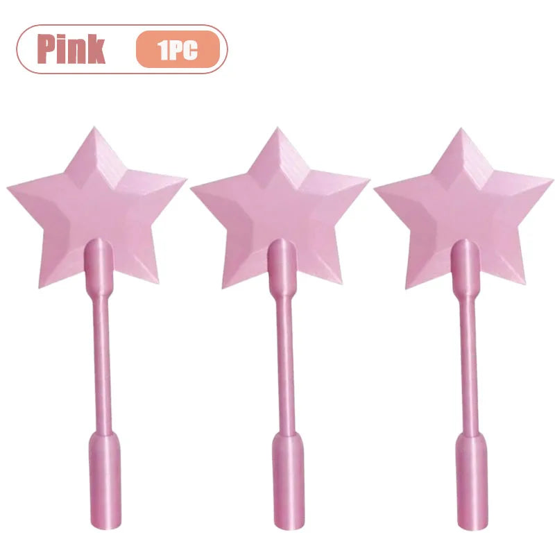 3D Printed Magic Wand Credit Card Holder with Tap Payment Portable Lightweight Funny Star Wand Style Card Stand Novelty Gift