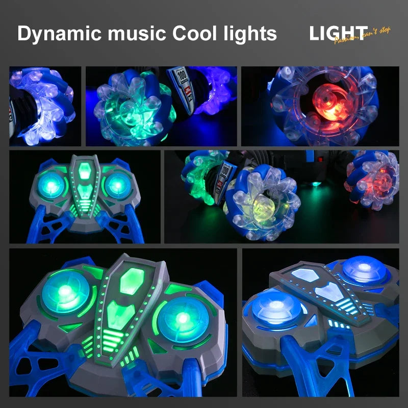 NEW RC Stunt Car 2.4G Remote Control Cars RC Watch Gesture Sensor LED Rotation Gift Electronic Toy for Kids Boys