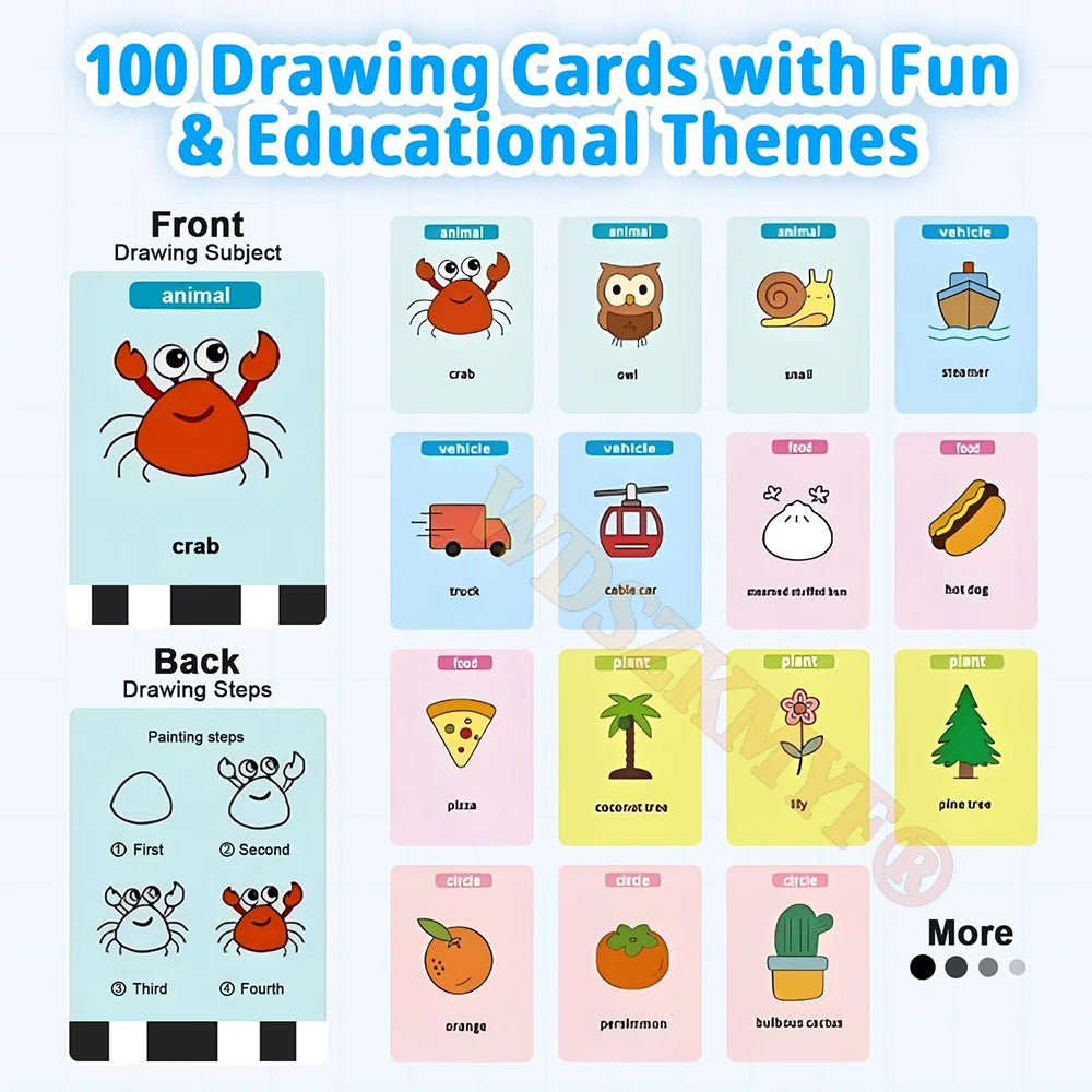 2026 new Educational Drawing Robot For Kids Interactive Learning For Early Childhood Enlightenment Christmas Gift